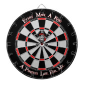 Piraten-König Dartboard Dartscheibe (vorne)