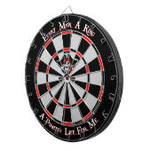 Piraten-König Dartboard Dartscheibe (Vorderseite rechts)