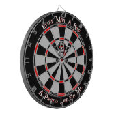 Piraten-König Dartboard Dartscheibe (Vorderseite Links)