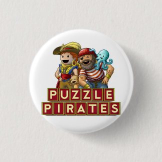 Piraten-Kumpel-Knopf Button