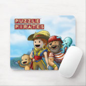Piraten-Kumpel Mousepad (Mit Mouse)