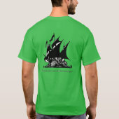 Piraten - Lichtdesign T-Shirt (Rückseite)