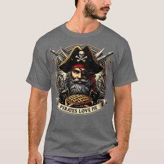 Piraten lieben Kuchen T-Shirt