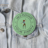 Piraten-Mädchen-Knopf Button (Beispiel)