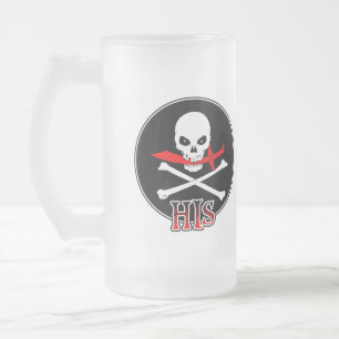 Piraten Mattglas Bierglas