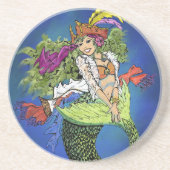 Piraten-Meerjungfrau Getränkeuntersetzer (Vorne)