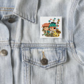 Piraten mit Schatz Button (Beispiel)