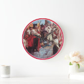 PIRATEN MIT SCHÄTZKEST GROßE WANDUHR (Zuhause)