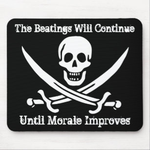 Piraten-Moral-Verstärker Mousepad