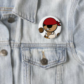 Piraten-Nahaufnahme Button (Beispiel)