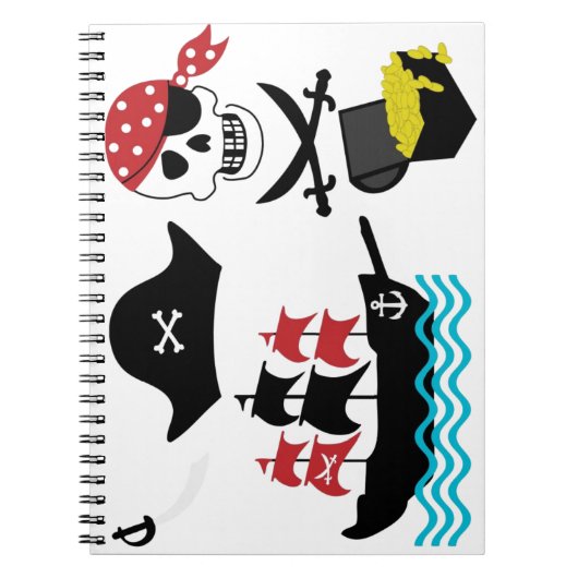 Piraten Notizblock (Vorderseite)