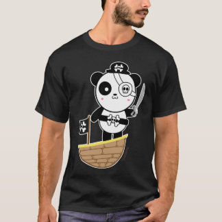 Piraten-Panda-Bär T-Shirt