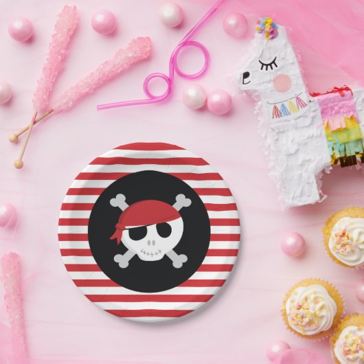 Piraten-PapierTeller Pappteller (Party)