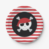 Piraten-PapierTeller Pappteller (Vorderseite)