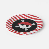 Piraten-PapierTeller Pappteller (Schrägansicht)