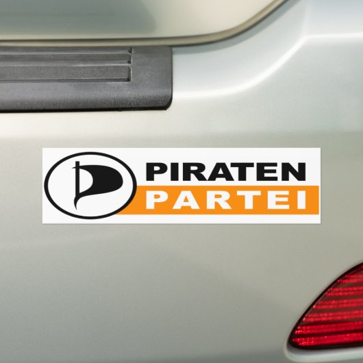 Piraten Partei Logo Autoaufkleber (Auf Auto)