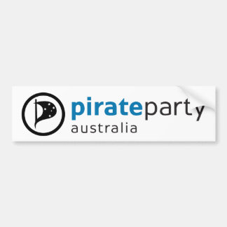 Piraten-Party-Australien-Autoaufkleber Autoaufkleber