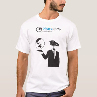 Piraten-Party Australien: Globale Überwachung T-Shirt