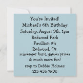 Piraten-Party Einladungen (Rückseite)