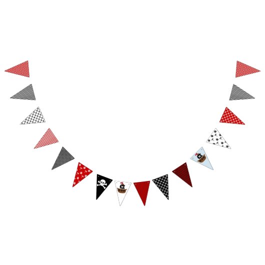 Piraten-Party-Flaggen-Flagge Wimpelkette (Alle)