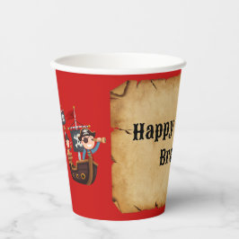 Piraten Party Personalisiert Paper Cup Pappbecher