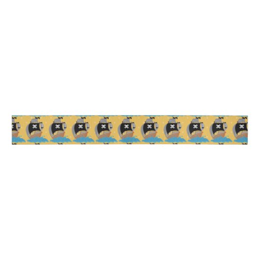 Piraten-Party * wählen Sie die Hintergrundfarbe Ripsband (Vorderseite)