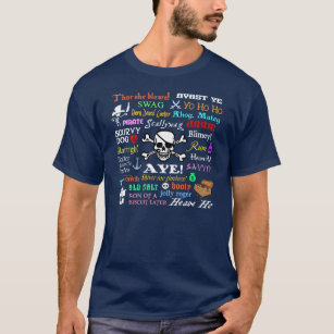 Piraten-Phrasen T-Shirt