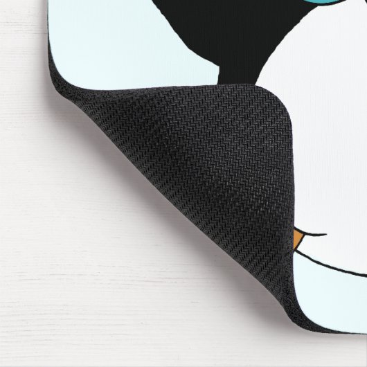 Piraten-Pinguin Mousepad (Ecke)