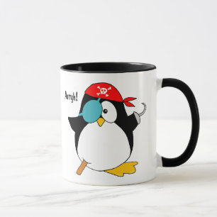 Piraten-Pinguin Tasse