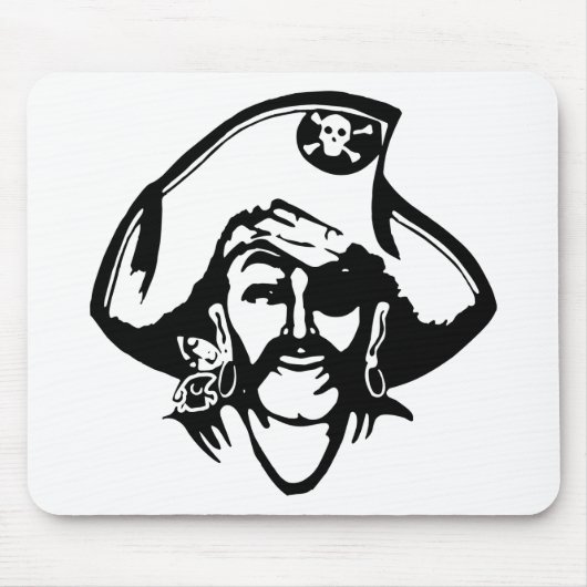 Piraten-Piraten Mousepad (Vorne)
