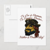 Piraten! Postkarte (Vorne/Hinten)