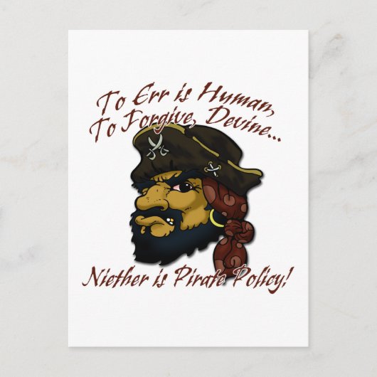 Piraten! Postkarte (Vorderseite)