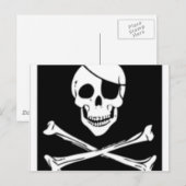Piraten Postkarte (Vorne/Hinten)