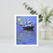 Piraten Postkarte (Stehend Vorderseite)