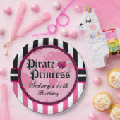 Piraten-Prinzessin Party Pappteller (Party)