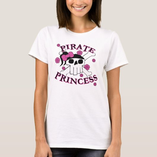 Piraten-Prinzessin-Shirt T-Shirt (Vorderseite)