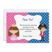Piraten-Prinzessin Thank You Card - Junge
