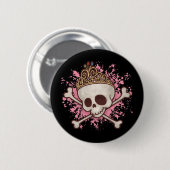 Piraten-Prinzessin - Tiara Button (Vorne & Hinten)