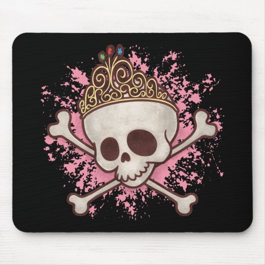 Piraten-Prinzessin - Tiara Mousepad (Vorne)