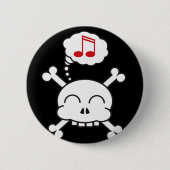 Piraten R glücklich Button (Vorderseite)