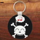 Piraten R glücklich Schlüsselanhänger (Vorderseite)