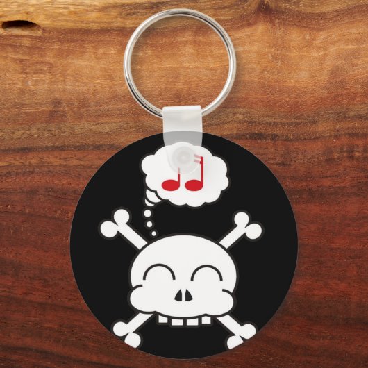 Piraten R glücklich Schlüsselanhänger (Vorderseite)