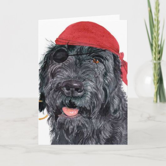 Piraten-Ralph-Gruß-Karte Karte (Vorderseite)