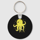 Piraten Riesenkrake mit Augenklappe Schlüsselanhänger (Vorderseite)