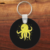 Piraten Riesenkrake mit Augenklappe Schlüsselanhänger (Vorderseite)