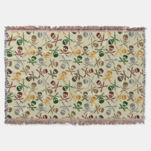 Piraten-Schädel mit gekreuzten Schwertern Decke