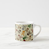 Piraten-Schädel mit gekreuzten Schwertern Espressotasse (Rechts)