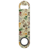 Piraten-Schädel mit gekreuzten Schwertern Speedflaschenöffner (Vorderseite)