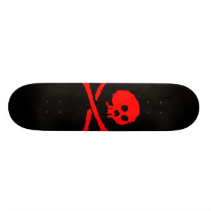 Piraten-Schädel-Skateboard Skateboard
