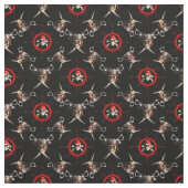 Piraten-Schädel Stoff (Muster)